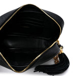 Grain De Poudre Matelasse Monogram Mini Lou Camera Bag Black