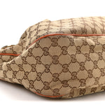 Monogram Medium Sukey Top Handle Tote Beige Orange