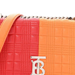 Lambskin Quilted Small Lola Bag Bright Red Orange