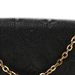 Empreinte Pochette Felicie Chain Wallet Black