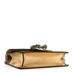 Metallic Calfskin Super Mini Dionysus Shoulder Bag Gold