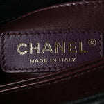 Caviar Quilted Mini Coco Handle Flap Black