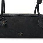 Nubuck Medium Le Teckel Bag Black Anthracite