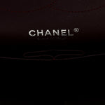 Lambskin Quilted Jumbo Double Flap Black