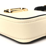 Saffiano Small Snapshot Camera Bag Cloud White Multicolor