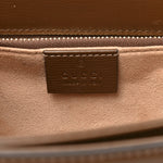 Azalea Calfskin Horsebit 1955 Shoulder Bag Brown Sugar
