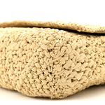 Raffia Monogram Medium Jamie Natural Avorio