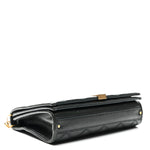 Lambskin Quilted Mini Becky Chain Bag Vert Fonce