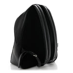 Grained Calfskin Rockstud Backpack Black