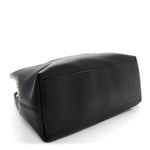 Pebbled Calfskin Medium Soho Chain Shoulder Bag Black