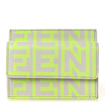 X MARC JACOBS Nappa Vitello King Logo Print Cardholder White