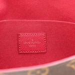 Monogram Pochette Felicie Chain Wallet Fuchsia