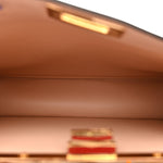 Vitello Seta Shiny Nappa Small Peekaboo I SEE U Satchel Lampone Light Rose