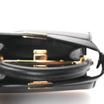 Shiny Nappa Petite Peekaboo I SEE U Satchel Black