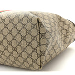 GG Supreme Monogram Medium Ophidia Shopping Tote Brown
