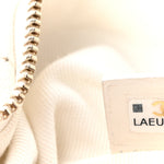 Lambskin Quilted Chain Around Pouch Hobo White
