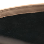 Grain De Poudre Textured Mixed Matelasse Medium Triquilt Monogram Satchel Dark Beige
