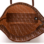 Zucca Roll Tote Beige Brown