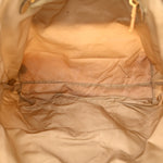 Tessuto Nylon Saffiano Shopping Tote White