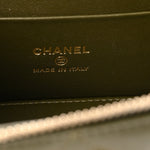 Lambskin Quilted Pick Me Up Vanity Case Khaki