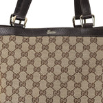 Monogram Medium Abbey Tote  Brown