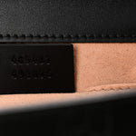 Guccissima Small Padlock Shoulder Bag Black