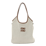 Canvas Ivy Bag Beige Brandy