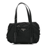 Tessuto Nylon Saffiano Tote Black