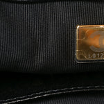 Lambskin Quilted Large CC Funky Town Flap Black