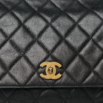 Caviar Quilted Backpack Black