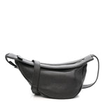 Deerskin Small Slouchy Banana Bag Espresso