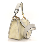 TPU FF Vitello Century F is Fendi Kan I Shoulder Bag White