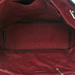 Grained Calfskin Large Shopping Fever Tote Black