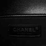 Caviar Quilted Medium Boy Flap Black