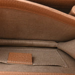 Dollar Calfskin Small Interlocking G Shoulder Bag Camelia