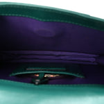 Calfskin Small Serpenti Forever Snake Strap Crossbody Bag Emerald Green