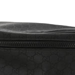 Nylon Monogram Fanny Pack Belt Bag Black