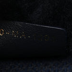 Shearling Cannage Medium Book Tote Deep Blue Natural