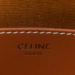 Canvas Calfskin Triomphe Mini Honorine Bag Tan