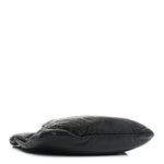 Calfskin Pac Ruched Hobo Black