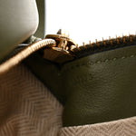 Calfskin Puzzle Hobo Avocado