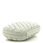 Intrecciato Minaudiere Knot Clutch Glacier