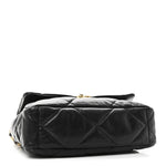 Goatskin Quilted Large Chanel 19 Flap Black