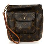 Monogram Partition Wristlet
