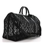Monogram See Through Keepall Bandouliere 50 Black