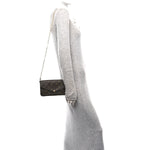 Monogram Pochette Felicie Chain Wallet Fuchsia