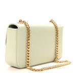 Shiny Calfskin Triomphe Chain Shoulder Bag Jade