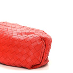 Nappa Maxi Intrecciato The Pouch Oversized Clutch Bright Red