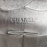 Metallic Lambskin Quilted 2.55 Reissue 227 Flap Silver