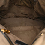Calfskin Medium Marcie Satchel Black